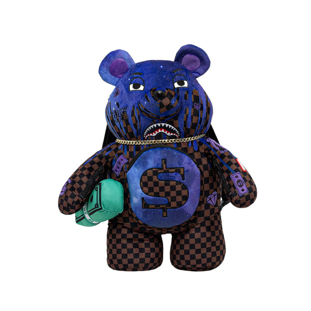 Sprayground Lost In Space Drip Moneybear Teddy Bear